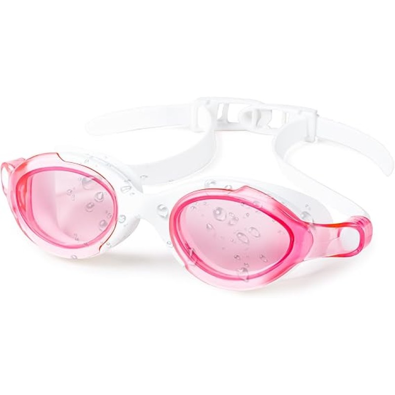 Swimming Goggles UV Protection Anti-Fog Waterproof Swim Goggles Easy to Adjust for Adult Men Women