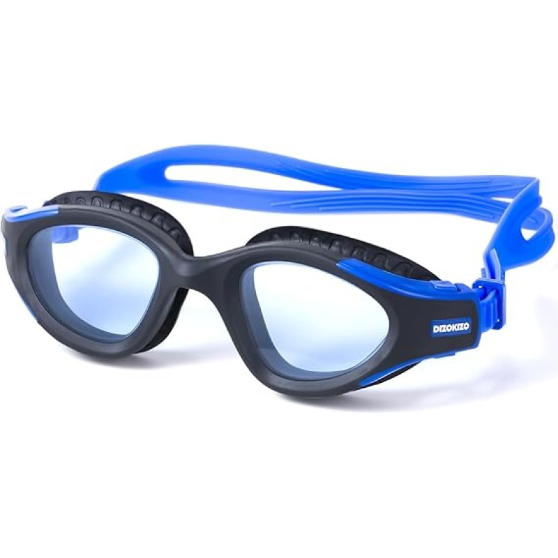 Swimming Goggles UV Protection Anti-Fog No Leaking Swim Goggles Easy to Adjust for Adult Men Women