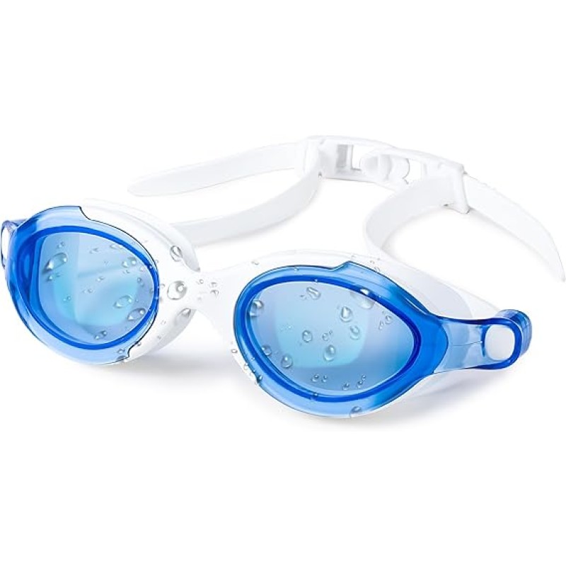 Swimming Goggles UV Protection Anti-Fog Waterproof Swim Goggles Easy to Adjust for Adult Men Women