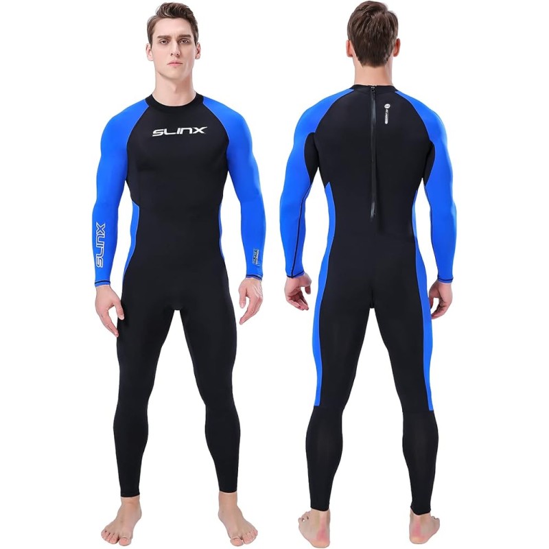 Wetsuit Men Women Full Body Swimsuit Thin Quick-dry Wet Suit Bodysuit Rash Guard UV Protection for Surfing Diving Kayaking Scuba